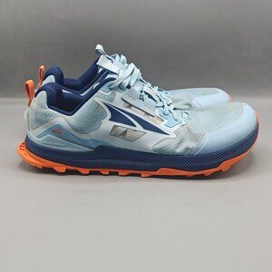 Altra Lone Peak 7 Womens Size 12 Blue Orange AL0A7R7G480 Trail Running Shoes